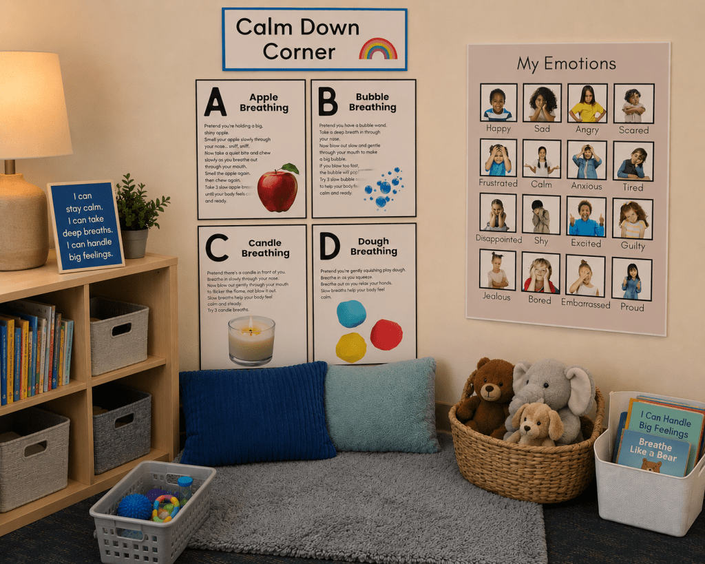 How to Create a Calm Down Corner That Actually Works